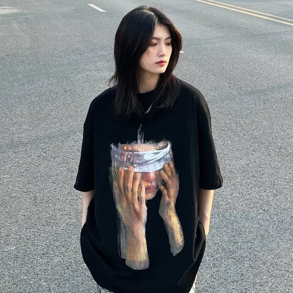 Emo Vintage Blinding Thoughts T-shirt