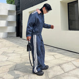 Vintage Denim Jacquard Set