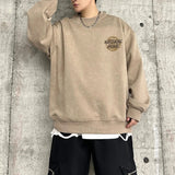 American Style Hip Hop Foam Print Sweatshirt