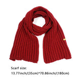 Knitted Solid Color Scarves