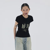 Grunge Aesthetics Vintage Graphic Short T-Shirt