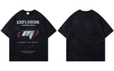 Grunge Cool Punk Graphic Cotton Oversized T-Shirt