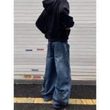 Men's Vintage Hip Hop High Waist Wide Leg Jeans