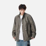 Durable Winter Faux Leather Classic Jacket