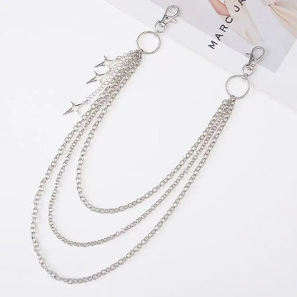 Punk Metal Waist Jeans Chain