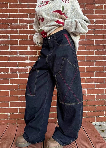 Vintage Oversize Hip Hop Cargo Jeans