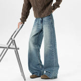 Elevated Retro Straight Fit Denim Jeans