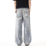 Raw Hem Realness Personalized Washed Straight Jeans