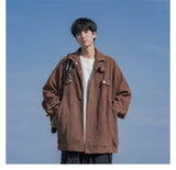Long-lasting Retro Corduroy Zipper Jacket