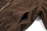 Plush Thick Spliced Faux Fur Collar Hooded Jacket