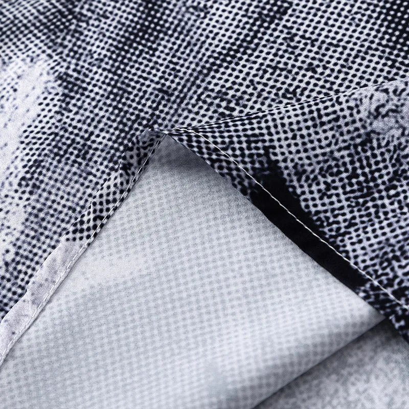 Abstract Black & White Graphic Shirt