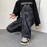 Patchwork Textured Pants
