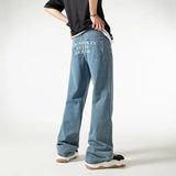 Luxury Dragon Embroidery Summer Straight Jeans