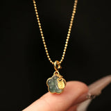 Vintage Sterling Gold Flower Necklace