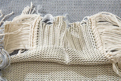 Y2K Ripped Loose Sweater