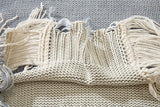 Y2K Ripped Loose Sweater