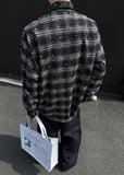 Breathable Starry Grid Long Sleeve Shirt