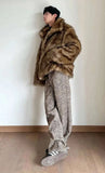 Winter Heavy Weight Cozy Imitation Fur Jacket