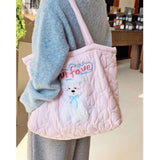 Y2K Large Capacity Embroidered Tote Bag