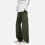 Durable Y2K Elastic Waist Casual Cargo Pants