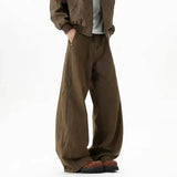 Korean Stylish Deconstruction Wide Leg Pants
