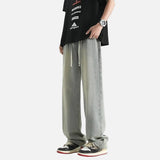 Y2K Casual Loose Wide Leg Solid Color Jeans