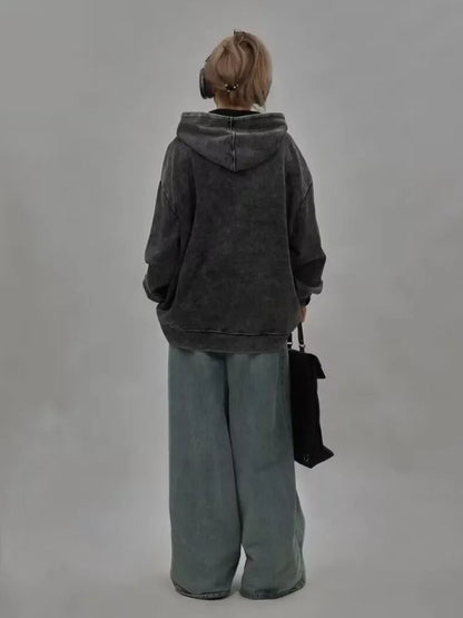 Cozy Oversized Zipper Hoodie