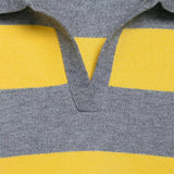 Stylish Lightweight Loose Striped Knit Sweater