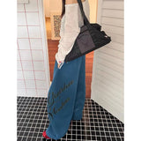 Trendy Hip Hop Parachute Patchwork Elastic Jogger