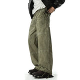 Vintage Wash Cotton Cargo Pants