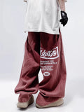 Vintage Streetwear Elastic Waist Wide Leg Jeans