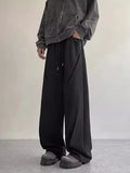Vintage Pleated Straight Pants Korean