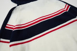 Retro Loose Knit Half Zip Raglan Sleeve Hooded Sweater