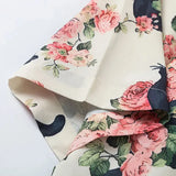 Streetwear Black Cat Floral Cool Button-Up Shirt
