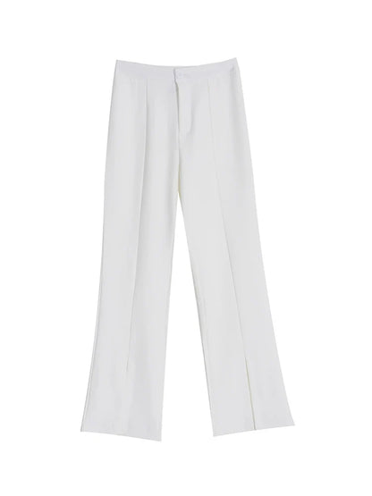 Slim High-waisted Flared Women's Pants