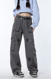 Y2K Stars Graphic Jeans