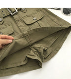 Mini Cargo Skirt With Belt