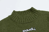 Y2K Vintage Striped Patchwork Sweater