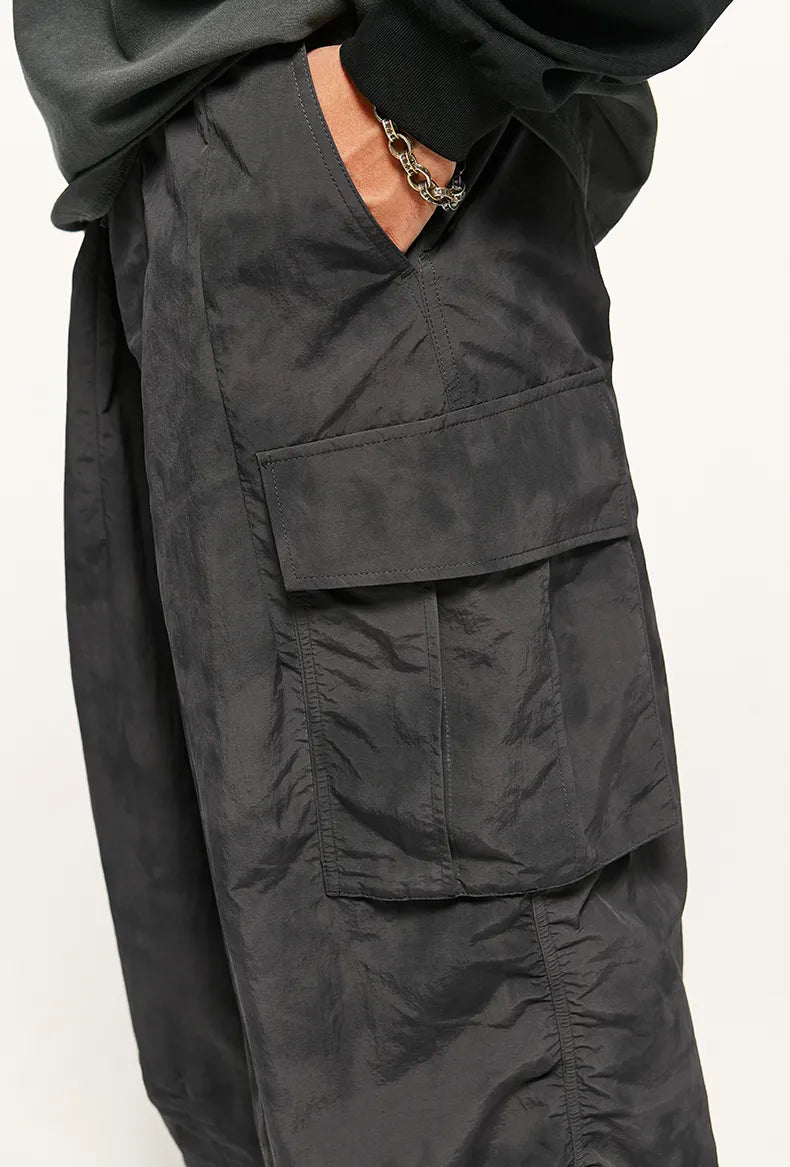 Vintage Distressed Baggy Cargo Pants