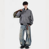 Comfortable Cool Casual Stand Up Collar Jacket