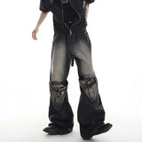 Vintage American Style Micro Flared Jeans