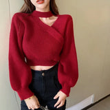 Off Shoulder Christmas Sweater