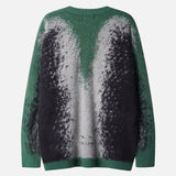 Rivet Gradient Hip Hop Knitted Sweater
