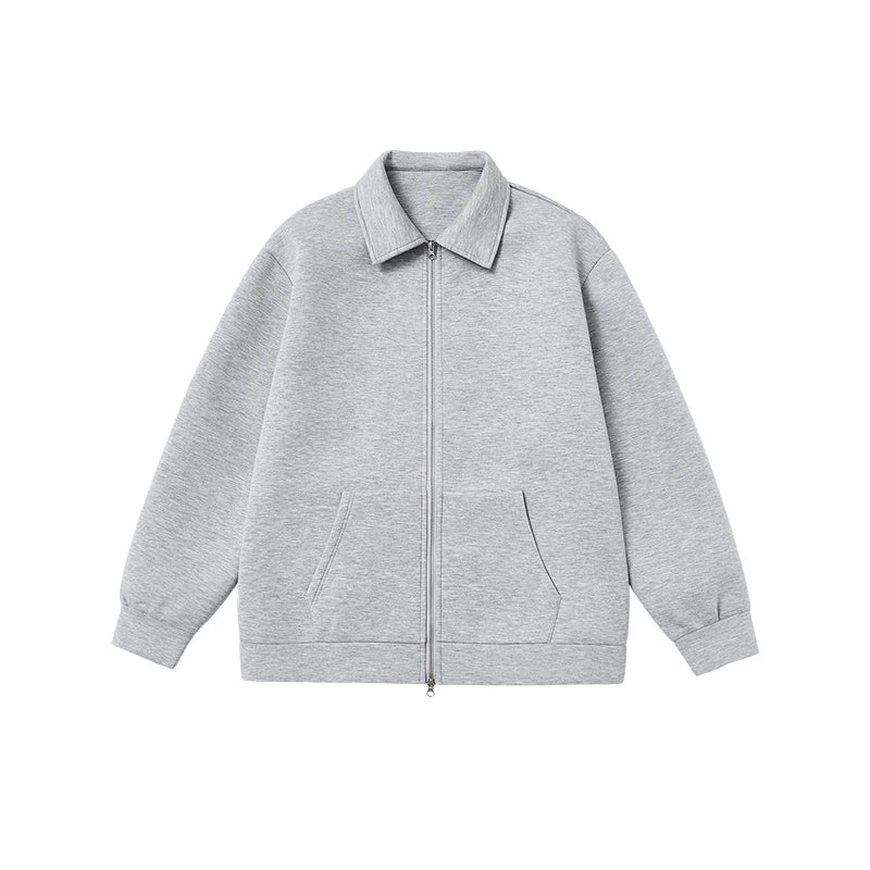 Men Solid Color Korean Style Casual Jacket