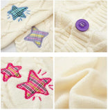 Stars Embroidery Sweater