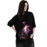 Oversized Cartoon Print Long Sleeve T-Shirt