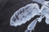 Oversized Vintage Black Washed Bee Microscope T-Shirt
