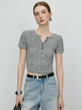 Women Casual Retro Summer Slim Fit T-Shirt