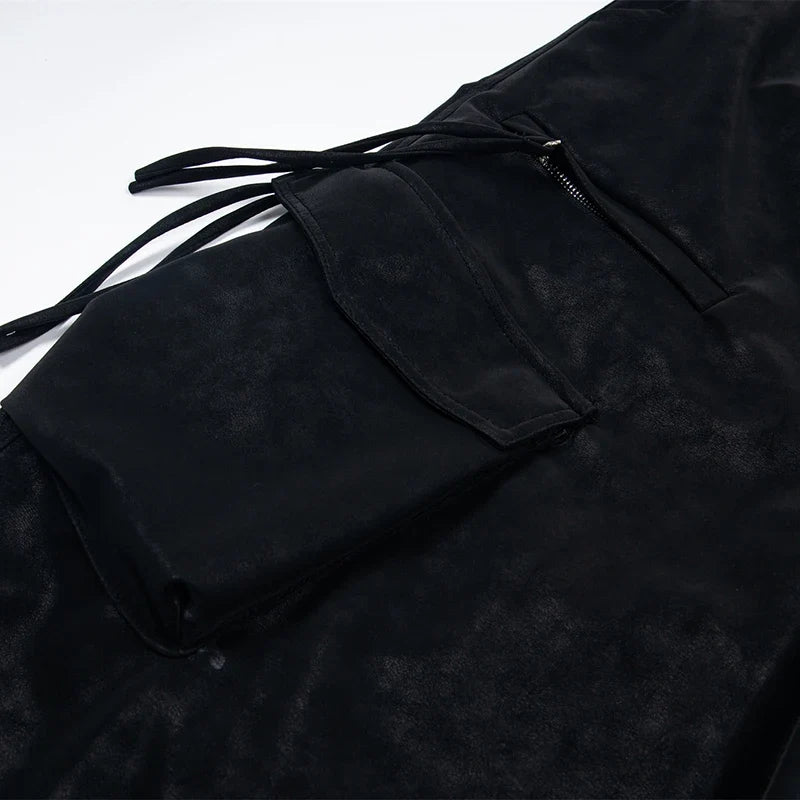 Baggy Loose Wide-leg Cargo Pants