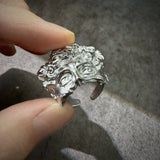 Adjustable Retro Gothic Copper Ring
